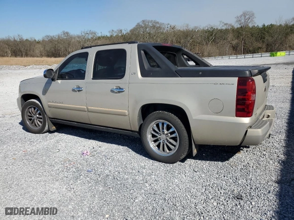 2008 Chevrolet Avalanche LTZ with VIN 3GNEC12098G146430, listed as a Copart auction lot 46475975 with 130,805 mi miles and Salvage Title. Bid and sale history available at carsss.com. Image 2.