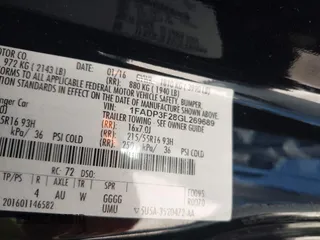 2016 Ford Focus SE with VIN 1FADP3F28GL269689, listed as a IAAI auction lot 42355905 with 79,114 mi miles and . Bid and sale history available at DreamBid. Image 9.