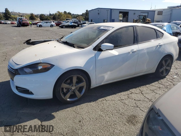 2016 Dodge Dart GT with VIN 1C3CDFEB5GD538800, listed as a Copart auction lot 71993904 with 77,011 mi miles and Salvage Title. Bid and sale history available at carsss.com. Image 1.