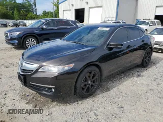 2015 Acura TLX V6 Advance with VIN 19UUB2F7XFA015315, listed as a Copart auction lot 58861154 with 88,858 mi miles and Salvage Title. Bid and sale history available at carsss.com. Image 1.