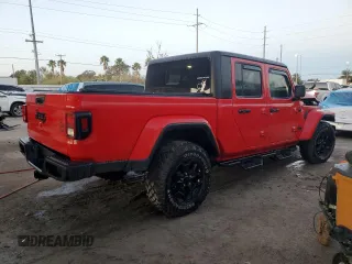 2022 Jeep Gladiator Sport S z VIN 1C6HJTAG8NL149010, wystawiony jako Copart lot #76550524 z przebiegiem 15 181 mil mil oraz Szkoda całkowita • Salvage title. Historia ofert i sprzedaży dostępna na DreamBid. Obrazek 3.