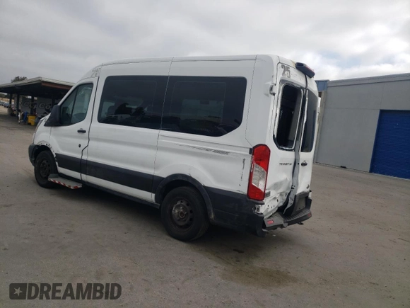 2019 Ford Transit Passenger XL with VIN 1FMZK1CM6KKB90587, listed as a Copart auction lot 60001095 with 144,426 mi miles and Salvage title. Bid and sale history available at DreamBid. Image 2.
