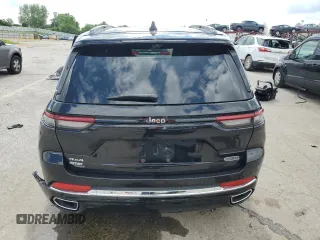 2023 Jeep Grand Cherokee Overland with VIN 1C4RJHDG0PC670537, listed as a Copart auction lot 56757285 with 24,735 mi miles and Salvage title. Bid and sale history available at DreamBid. Image 6.