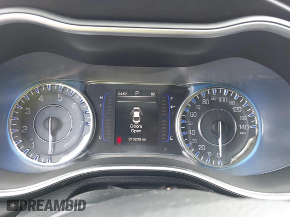 2015 Chrysler 200 Limited with VIN 1C3CCCAB7FN692330, listed as a IAAI auction lot 42147108 with 213,236 mi miles. Bid and sale history available at carsss.com. Image 7.