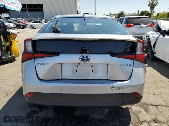 2022 Toyota Prius L Eco with VIN JTDKAMFU1N3179243, listed as a Copart auction lot 52598805 with 0 mi miles and Non Repairable. Bid and sale history available at carsss.com. Image 6.