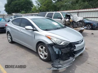 2013 Hyundai Elantra GLS with VIN 5NPDH4AE7DH254972, listed as a IAAI auction lot 42147182 with 107,300 mi miles and . Bid and sale history available at DreamBid. Image 1.