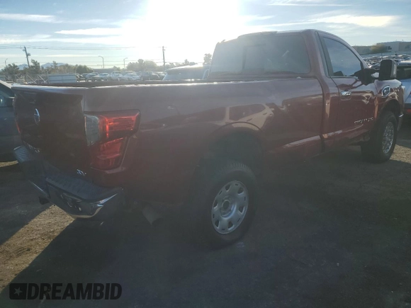 2017 Nissan Titan with VIN 1N6BA1R98HN519726, listed as a Copart auction lot 41505795 with 152,574 mi miles and Clean title. Bid and sale history available at DreamBid. Image 3.