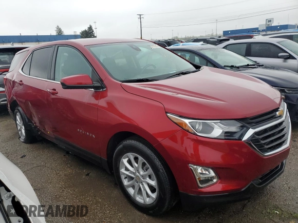 2021 Chevrolet Equinox LT with VIN 3GNAXKEVXML341566, listed as a Copart auction lot 55993335 with 25,266 mi miles and Clean Title. Bid and sale history available at DreamBid. Image 4.