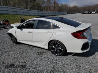 2018 Honda Civic Si with VIN 2HGFC1E50JH700689, listed as a Copart auction lot 50030115 with 127,041 mi miles and Salvage Title. Bid and sale history available at DreamBid. Image 2.