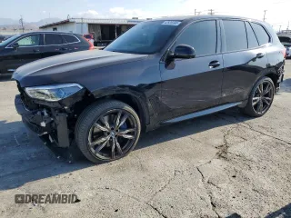 2020 BMW X5 M50i with VIN 5UXJU4C07LLE45691, listed as a Copart auction lot 42826395 with 41,108 mi miles and Salvage Title. Bid and sale history available at carsss.com. Image 1.