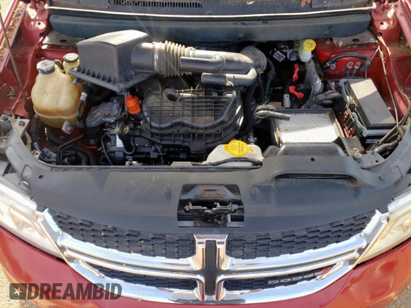 2015 Dodge Journey SXT with VIN 3C4PDCBG5FT524691, listed as a Copart auction lot 63073435 with 160,097 mi miles and Salvage title. Bid and sale history available at DreamBid. Image 12.