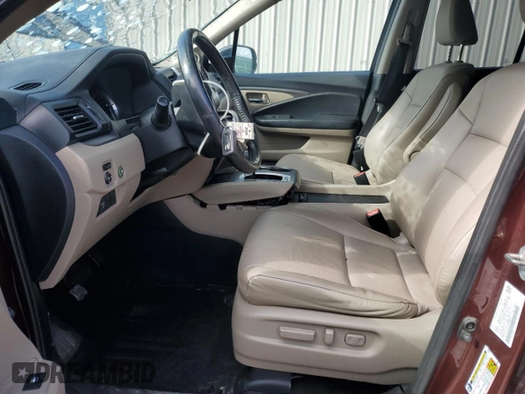 2019 Honda Ridgeline RTL with VIN 5FPYK3F5XKB038414, listed as a Copart auction lot 55408955 with Not provided miles and Salvage title. Bid and sale history available at DreamBid. Image 7.