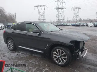 2019 BMW X4 xDrive30i with VIN 5UXUJ3C50KLG56919, listed as a IAAI auction lot 41505964 with 71,632 mi miles. Bid and sale history available at carsss.com. Image 1.