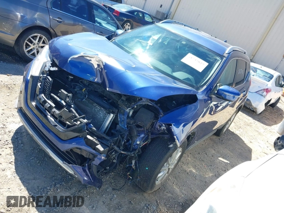 2017 Nissan Rogue S with VIN KNMAT2MT5HP572129, listed as a IAAI auction lot 41737827 with 126,066 mi miles. Bid and sale history available at carsss.com. Image 2.