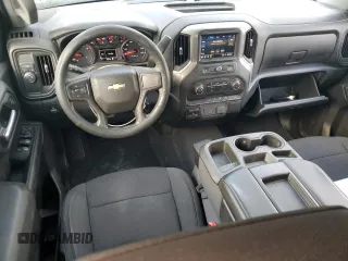 2020 Chevrolet Silverado 1500 Custom with VIN 1GCRWBEF9LZ258712, listed as a Copart auction lot 42992025 with 61,300 mi miles and Salvage Title. Bid and sale history available at carsss.com. Image 8.