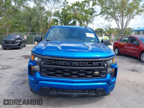 2022 Chevrolet Silverado 1500 Custom with VIN 3GCPABEK0NG630637, listed as a IAAI auction lot 41753578 with 46,919 mi miles and . Bid and sale history available at DreamBid. Image 12.