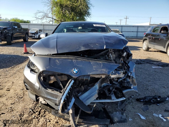 2021 BMW 2 Series 228i with VIN WBA53AK02M7H34054, listed as a Copart auction lot 69124404 with 39,529 mi miles and Salvage Title. Bid and sale history available at carsss.com. Image 5.