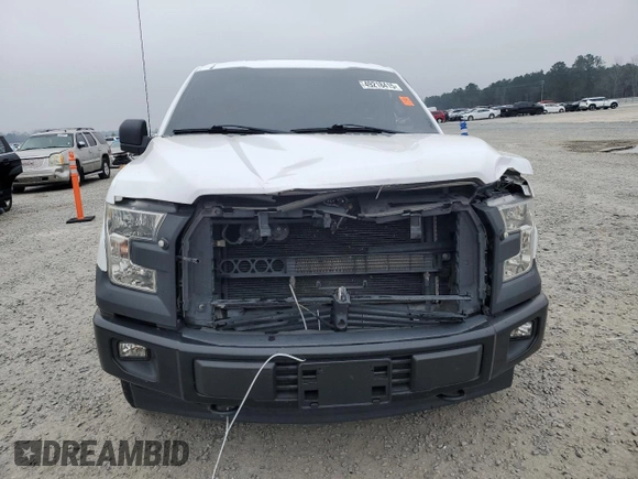 2017 Ford F-150 XL with VIN 1FTEW1EF1HKE26819, listed as a Copart auction lot 49218415 with 100,433 mi miles and Salvage Title. Bid and sale history available at carsss.com. Image 5.