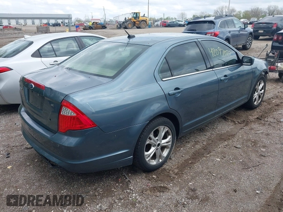 2012 Ford Fusion SE with VIN 3FAHP0HA1CR232712, listed as a IAAI auction lot 42097022 with 156,757 mi miles. Bid and sale history available at carsss.com. Image 4.