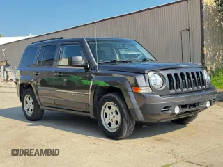 2016 Jeep Patriot Sport with VIN 1C4NJPBA9GD547711, listed as a Copart auction lot 64280195 with 85,611 mi miles and Salvage title. Bid and sale history available at DreamBid. Image 1.