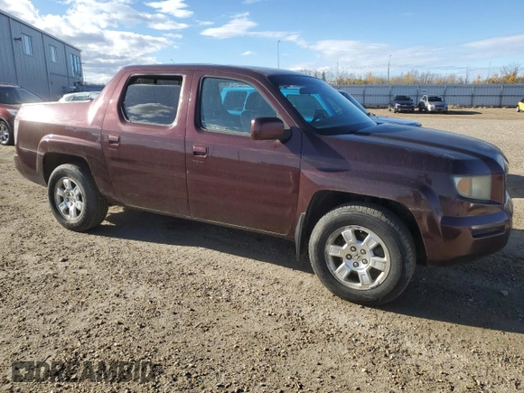 2008 Honda Ridgeline RTL with VIN 2HJYK16568H002540, listed as a Copart auction lot 76833764 with 0 mi miles and Clean Title. Bid and sale history available at carsss.com. Image 4.