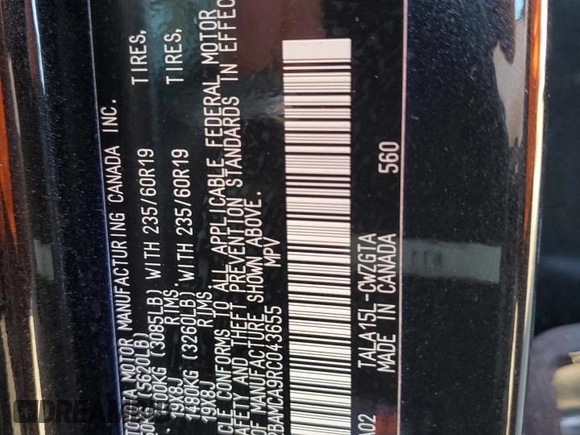 2024 Lexus RX with VIN 2T2BAMCA9RC043655, listed as a Copart auction lot 74628044 with 25,333 mi miles and Salvage Title. Bid and sale history available at carsss.com. Image 13.
