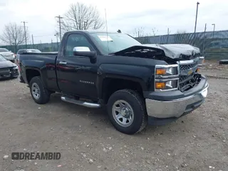 2014 Chevrolet Silverado 1500 Work Truck with VIN 1GCNCPEH9EZ231373, listed as a IAAI auction lot 41665673 with 109,160 mi miles. Bid and sale history available at carsss.com. Image 1.
