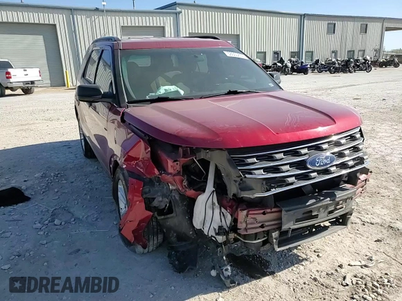 2017 Ford Explorer with VIN 1FM5K7B84HGB62661, listed as a Copart auction lot 53050855 with 106,320 mi miles and Salvage title. Bid and sale history available at DreamBid. Image 12.