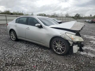 2007 Infiniti G35 Sedan Journey with VIN JNKBV61E07M717071, listed as a Copart auction lot 51169265 with 265,460 mi miles and Salvage Title. Bid and sale history available at carsss.com. Image 4.