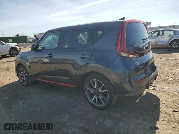 2022 Kia Soul Turbo with VIN KNDJ53AF0N7837226, listed as a Copart auction lot 89053435 with 61,408 mi miles and Salvage Title. Bid and sale history available at carsss.com. Image 2.