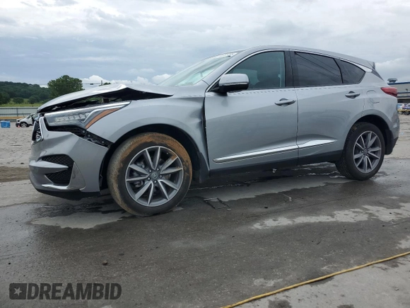 2021 Acura RDX Technology with VIN 5J8TC1H54ML007856, listed as a Copart auction lot 59545495 with 39,920 mi miles and Salvage title. Bid and sale history available at DreamBid. Image 1.