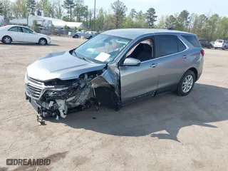 2024 Chevrolet Equinox LT with VIN 3GNAXTEG6RS112306, listed as a IAAI auction lot 42025673 with 23,651 mi miles. Bid and sale history available at carsss.com. Image 2.