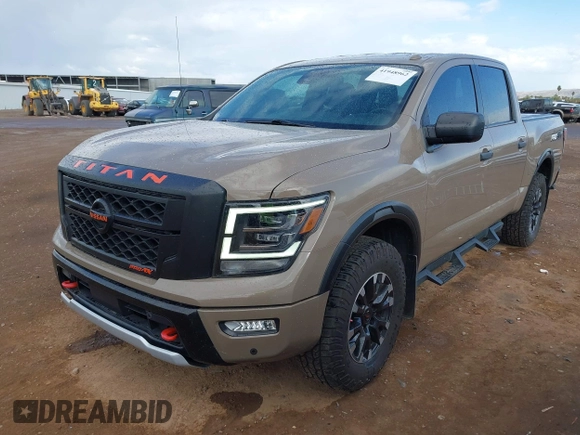 2021 Nissan Titan Pro-4X with VIN 1N6AA1ED9MN519749, listed as a IAAI auction lot 41948962 with 65,807 mi miles and . Bid and sale history available at DreamBid. Image 18.
