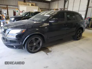 2013 Audi Q7 Prestige with VIN WA1WMAFE0DD000886, listed as a Copart auction lot 55931684 with 164,827 mi miles and Salvage title. Bid and sale history available at DreamBid. Image 1.