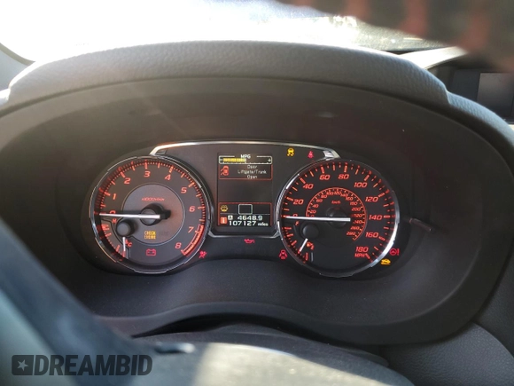 2017 Subaru WRX Limited with VIN JF1VA1J65H9801323, listed as a Copart auction lot 54149225 with 107,127 mi miles and Salvage title. Bid and sale history available at DreamBid. Image 9.