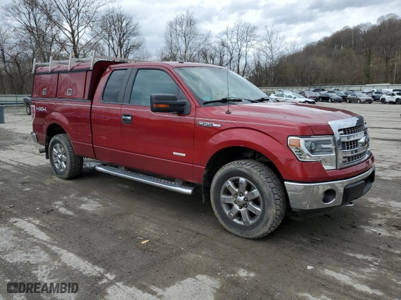 2014 Ford F-150 XL with VIN 1FTFX1ET0EFB75125, listed as a Copart auction lot 51839605 with 202,601 mi miles and Clean Title. Bid and sale history available at carsss.com. Image 4.