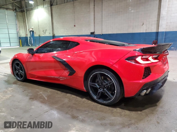 2022 Chevrolet Corvette 1LT with VIN 1G1YA2D48N5122844, listed as a Copart auction lot 87659815 with 8,631 mi miles and Clean Title. Bid and sale history available at carsss.com. Image 2.