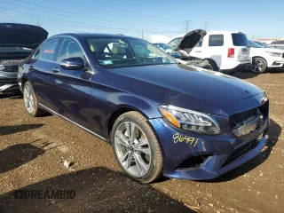 2019 Mercedes-Benz C 300 with VIN 55SWF8EBXKU285584, listed as a Copart auction lot 79055394 with 74,180 mi miles and Salvage Title. Bid and sale history available at DreamBid. Image 4.