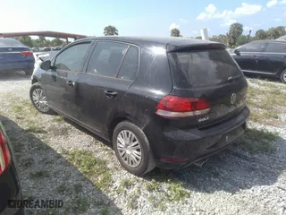 2011 Volkswagen Golf with VIN WVWDA7AJ1BW101448, listed as a IAAI auction lot 41673677 with 65,066 mi miles. Bid and sale history available at carsss.com. Image 3.