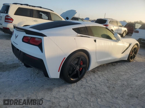 2015 Chevrolet Corvette 2LT with VIN 1G1YC2D75F5118031, listed as a Copart auction lot 76791894 with 0 mi miles and Salvage Title. Bid and sale history available at carsss.com. Image 3.