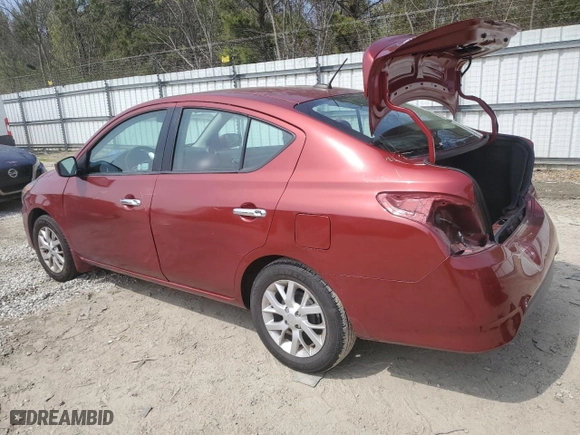 2017 Nissan Versa Sedan S Plus with VIN 3N1CN7AP7HL902875, listed as a Copart auction lot 51102055 with 93,692 mi miles and Salvage Title. Bid and sale history available at carsss.com. Image 2.