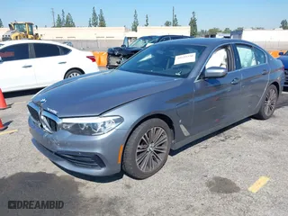2019 BMW 5 Series 530e iPerformance with VIN WBAJA9C50KB399218, listed as a IAAI auction lot 41659350 with 1 mi miles. Bid and sale history available at carsss.com. Image 17.