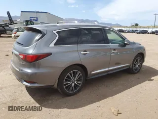 2018 Infiniti QX60 with VIN 5N1DL0MM7JC505146, listed as a Copart auction lot 52572145 with 75,057 mi miles and Salvage Title. Bid and sale history available at DreamBid. Image 3.