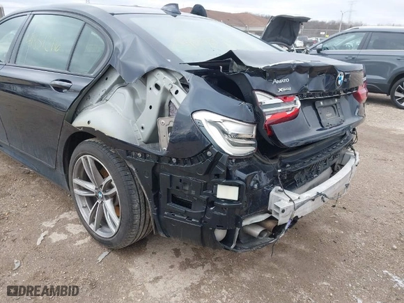 2016 BMW 7 Series 750i xDrive with VIN WBA7F2C53GG416834, listed as a IAAI auction lot 41851216 with 98,835 mi miles. Bid and sale history available at carsss.com. Image 18.