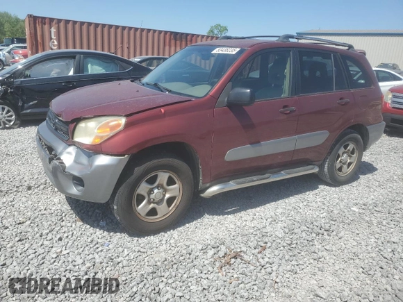 2005 Toyota RAV4 with VIN JTEGD20VX50051132, listed as a Copart auction lot 53438235 with 281,336 mi miles and Salvage Title. Bid and sale history available at carsss.com. Image 1.