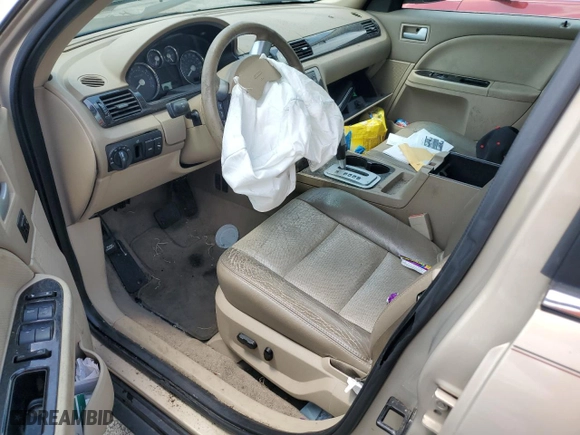 2007 Mercury Montego Premier with VIN 1MEHM42137G602296, listed as a Copart auction lot 53970184 with 0 mi miles and Salvage Title. Bid and sale history available at carsss.com. Image 8.