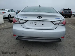 2015 Hyundai Sonata Hybrid Limited with VIN KMHEC4A49FA120948, listed as a Copart auction lot 52577275 with 114,078 mi miles and Salvage Title. Bid and sale history available at carsss.com. Image 6.