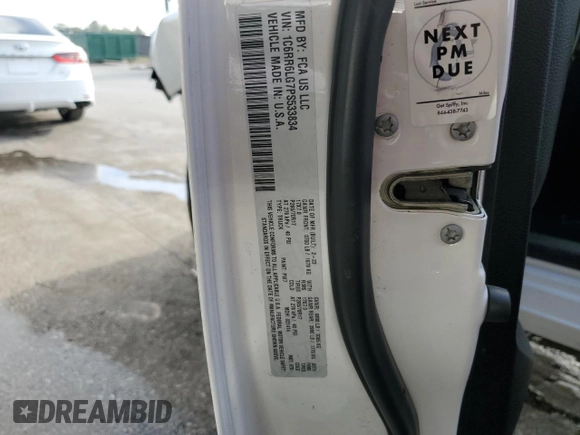 2023 Ram 1500 SLT z VIN 1C6RR6LG7PS533834, wystawiony jako Copart lot #57865545 z przebiegiem 45 449 mil mil oraz Nie do naprawy • Non repairable. Historia ofert i sprzedaży dostępna na DreamBid. Obrazek 13.