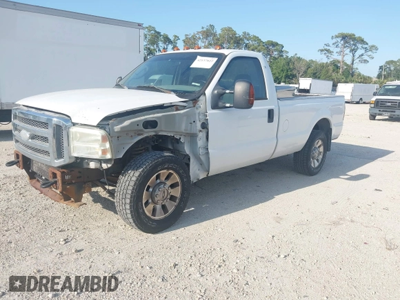 2005 Ford F-250 with VIN 1FDNF20525EA87904, listed as a IAAI auction lot 42137022 with 406,407 mi miles and . Bid and sale history available at DreamBid. Image 2.