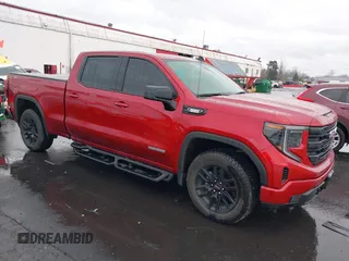 2024 GMC Sierra 1500 Elevation with VIN 1GTUUCE85RZ117698, listed as a IAAI auction lot 41473847 with 5,017 mi miles and . Bid and sale history available at DreamBid. Image 1.